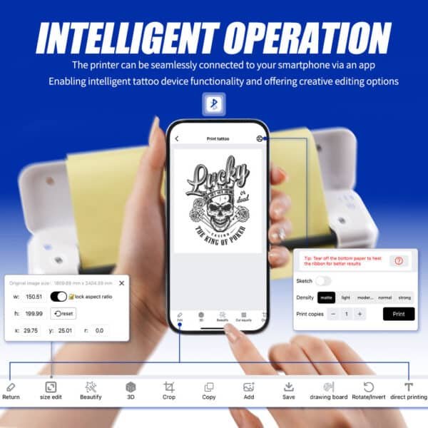 MAST Smart Wireless ტატუს პრინტერი - Image 5