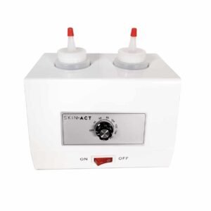 skinact electric double bottle warmer with adjustable temperature front