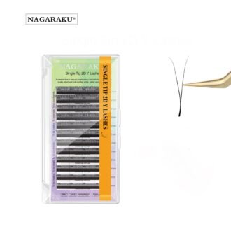 ხელოვნური წამწამები Single Tip 2D Y NAGARAKU