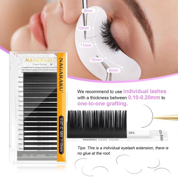 Eyelashes Extension Classic Eyelash NAGARAKU - Image 6