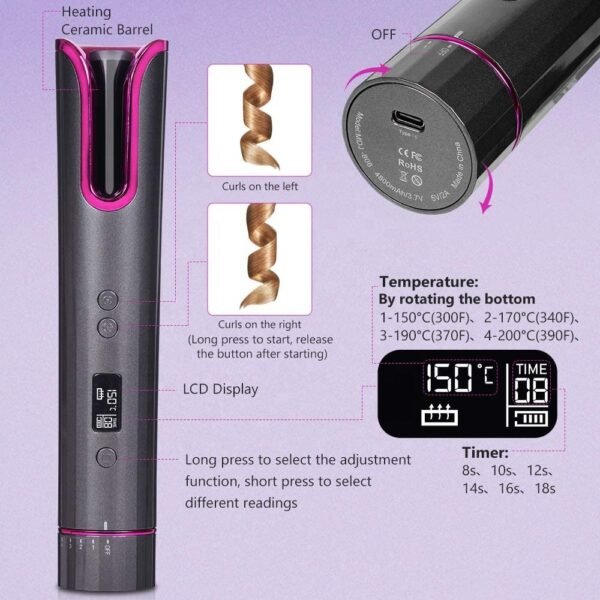 Hair Curling Iron MDJ-808 - Image 6