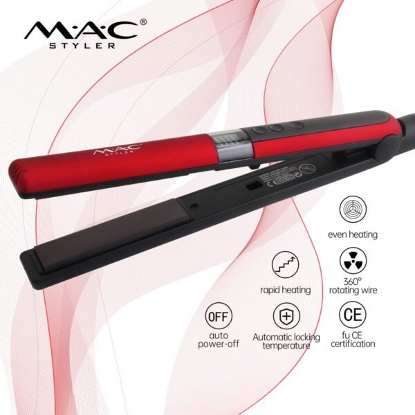 Flat Iron Hair Straightener MC-3060 - Image 3
