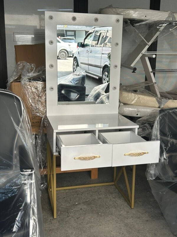 Makeup Vanity Table with Light - Image 2