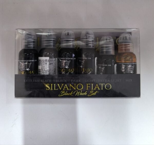 World Famous Tattoo Ink Fiato Blackwash Set - Image 2