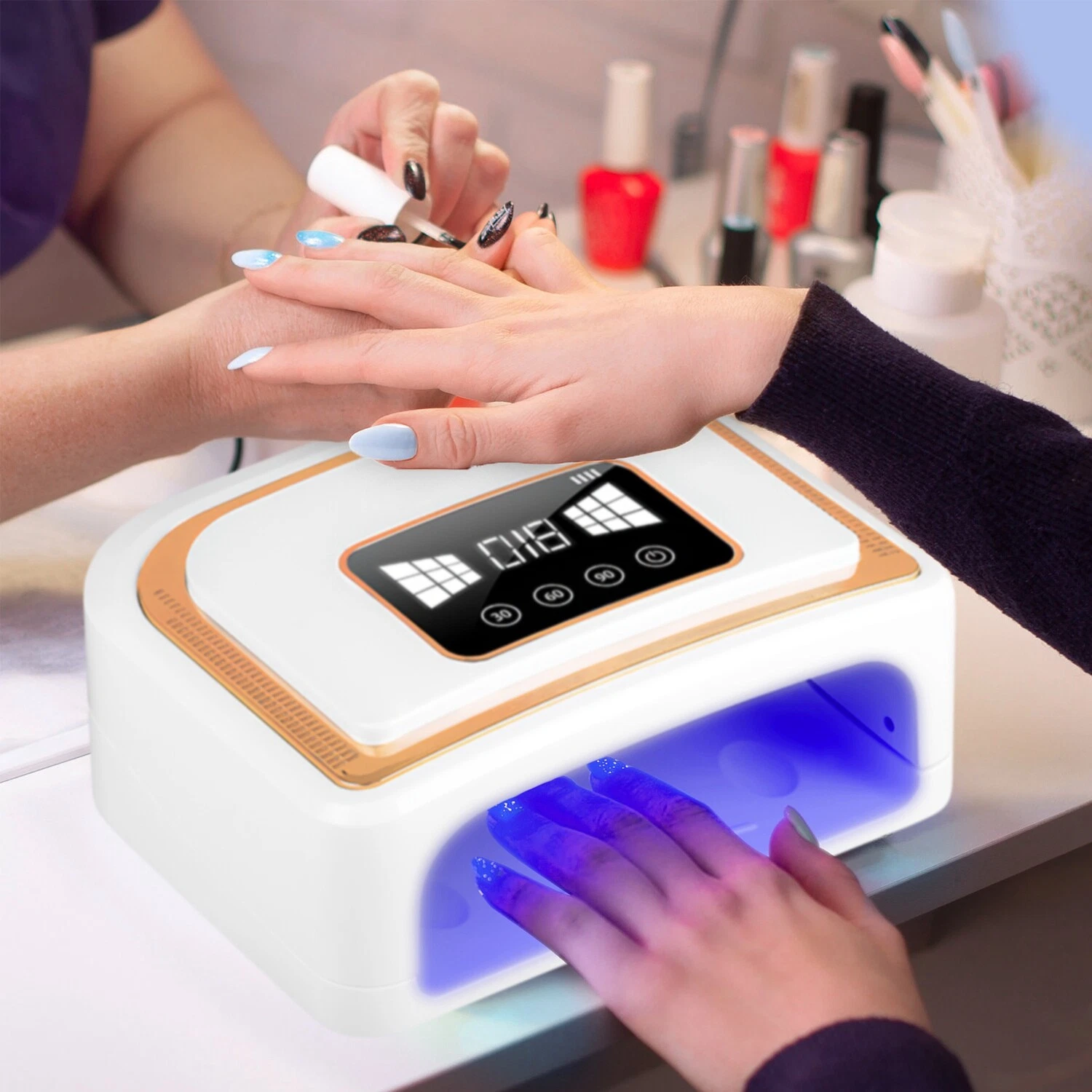 UV LED Nail Lamp BQ V10 2 UV LED Nail Lamp BQ V10 - Image 2