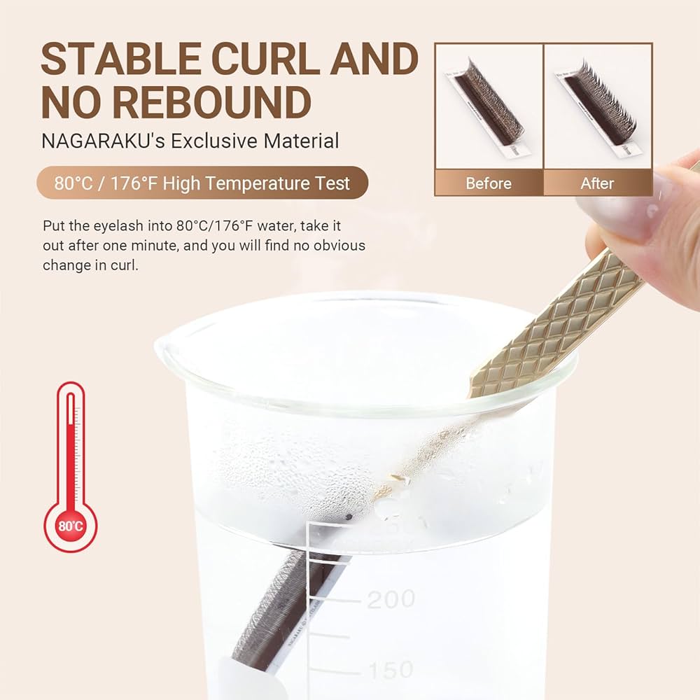 ხელოვნური წამწამები 4D W Dark Brown NAGARAKU 4 ხელოვნური წამწამები 4D W Dark Brown NAGARAKU - Image 4