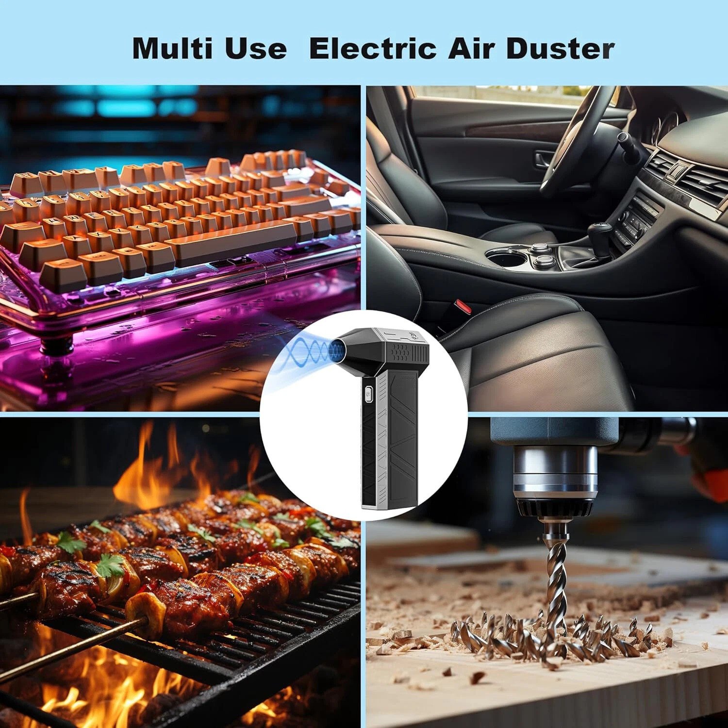 Аккумуляторная воздуходувка турбовентилятор — изображение 3